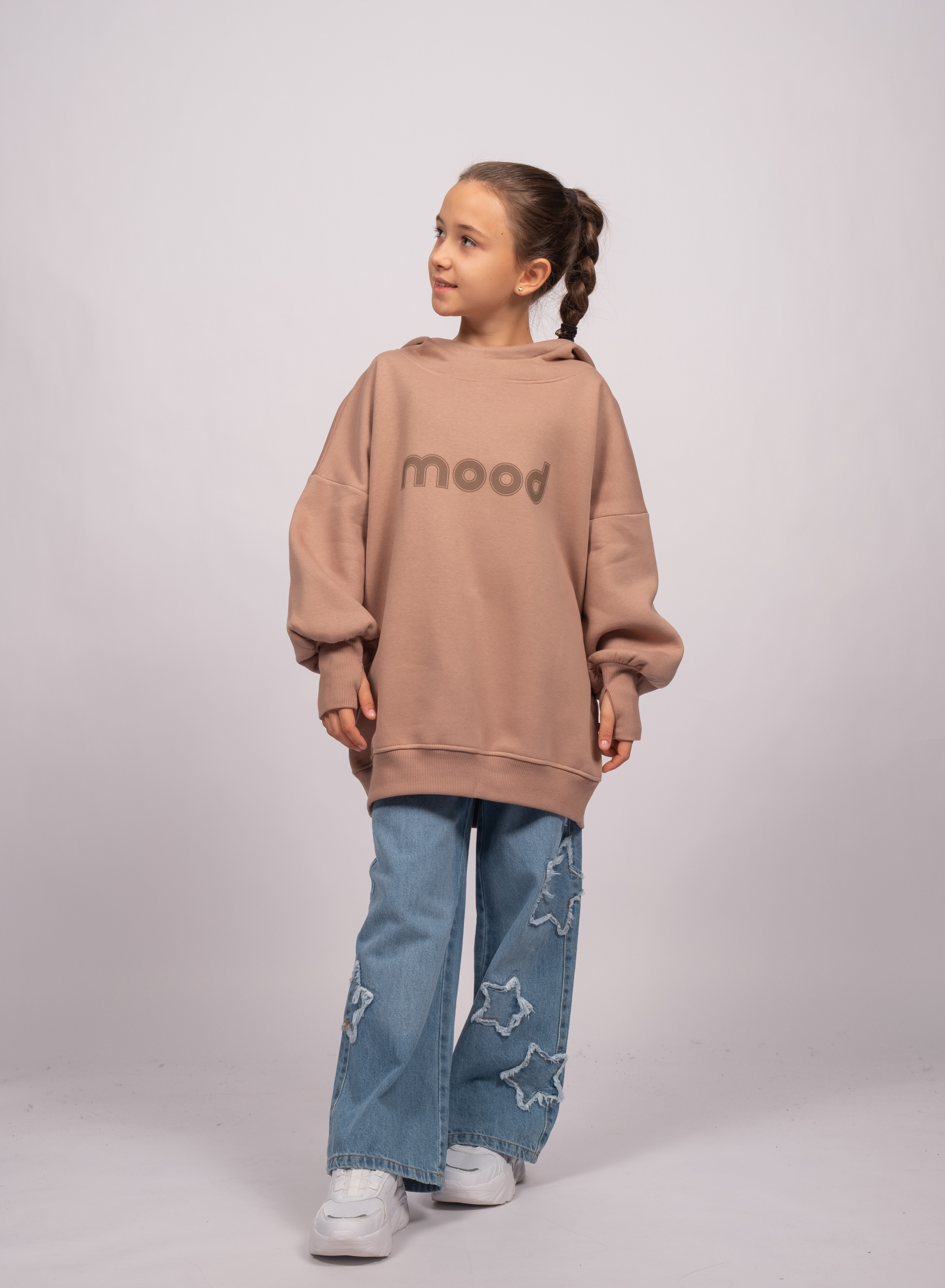 DMB KIDS 9343 Худи утепленное ( оверсайз ) (цвет: Коричневый) DMB KIDS 9343 Худи утепленное ( оверсайз ) (цвет: Коричневый)