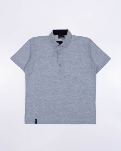 CEGISA 4008/1 Поло (кнопки) (цвет: Серо-голубой меланж 170 см)